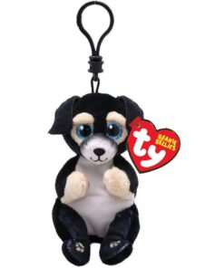 TY Beanie Babies Bellies Clip Knuffel Hond Ranger 10 cm