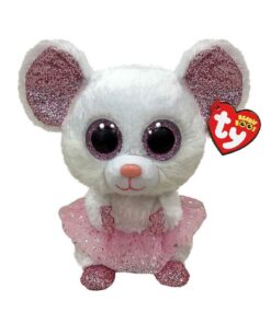 TY Beanie Boos Knuffel Muis Nina 24 cm