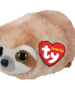 TY Teeny Tys Luiaard Knuffel Dangler 10 cm