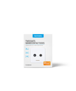 Alternative view of Technetix TN-TRAS2000-S Radio/tv Wandcontactdoos Coax 2 Uitgangen Wit