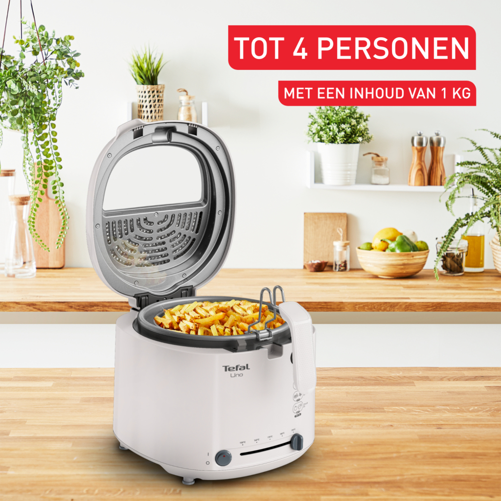 Tefal FF203B UNO Friteuse 1L 1470W Beige - Afbeelding 2