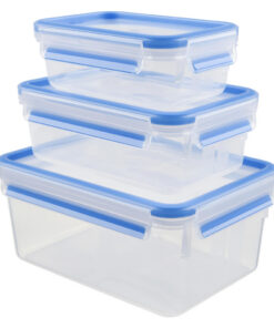 Tefal K30289 MasterSeal Vershoudbakjes 0.55-2.3L 3-delig Blauw