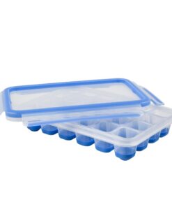 Tefal Masterseal IJsblokjesdoos voor 24 IJsblokjes Blauw/Transparant