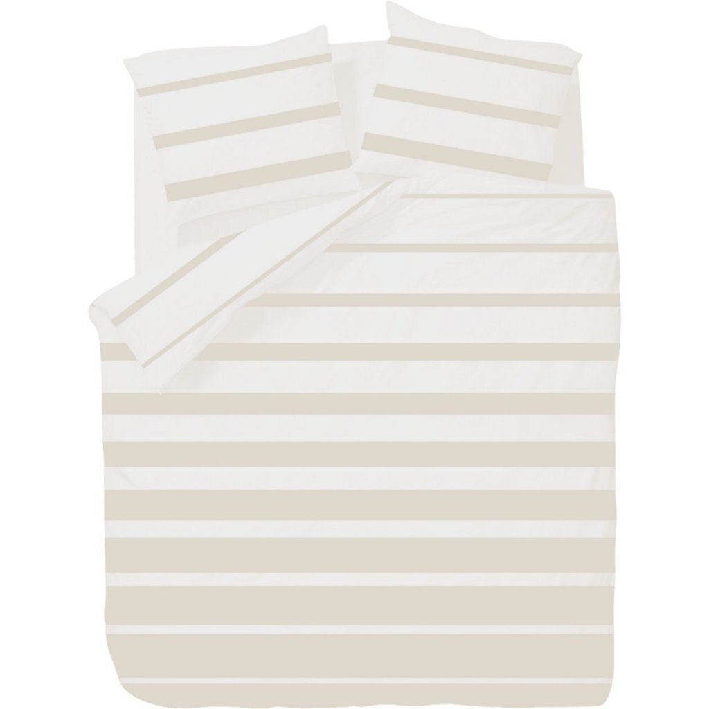 Ten Cate Dekbedovertrek Celia Summer Sand 240x200-220 cm Katoen/Wit/Zand