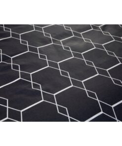 Alternative view of Ten Cate Katoenen Eenpersoons Dekbedovertrek 140x200/220 cm Graphic Antraciet