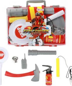 Toi Toys Fire Fighter Brandweerkoffer met Accessoires 25x16x6cm