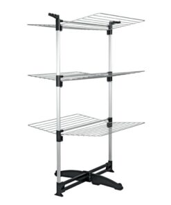 Tomado Ciclone Droogtoren 40 m Lijn 78x72x137 cm Zilver/Zwart