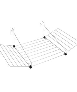 Tomado Metaltex Hangdroogrek Tilburg 12M Zilvergrijs