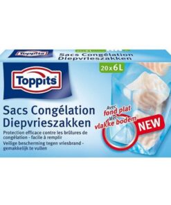 Toppits Diepvrieszakjes 6L 20 Stuks