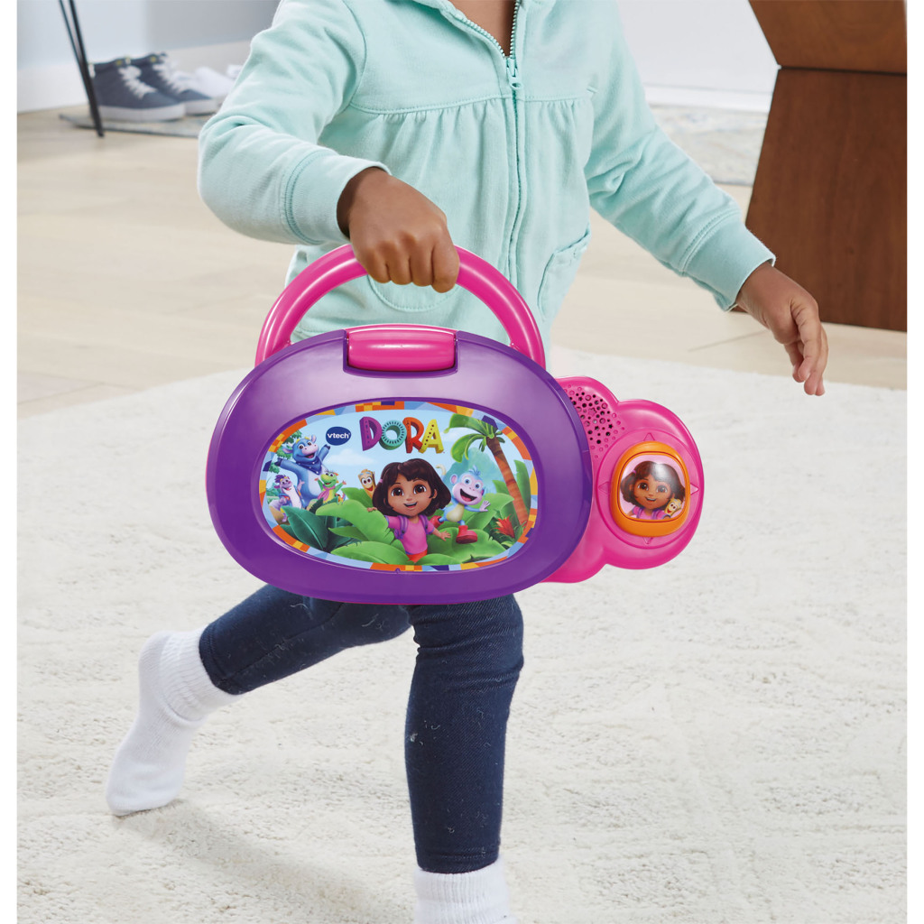 VTech Dora Avonturenlaptop Paars/Roze - Afbeelding 4