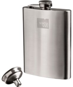 Vacuvin Heupfles 240 ml RVS