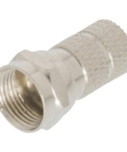 Alternative view of Valueline FC-001PROF F-connector Male Metaal Zilver