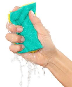 Alternative view of Vileda Glitzi Always Clean Schuursponsen 2 Stuks Geel/Groen