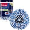 Vileda H2Pro Spin Vervanging Mop Blauw/Wit