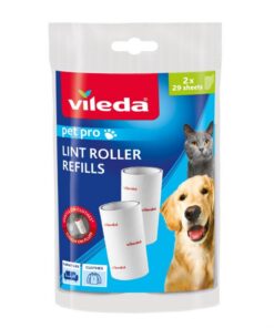 Vileda Pet Pro Vervanging Kleefborstel 2 Rollen 58 Sheets