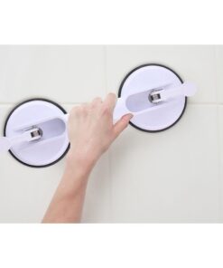 Vivamore Handgreep met Zuignappen 33x12.5x7.5 cm Wit