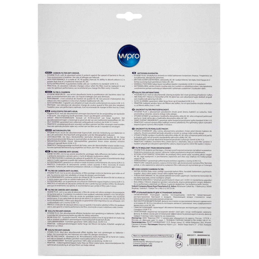 WPRO Koolstoffilter 48 - Image 3