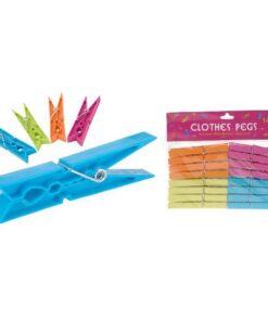 Wasknijpers in 4 Kleuren 16 Stuks