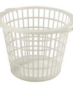 Wasmand Rond 48 cm Wit