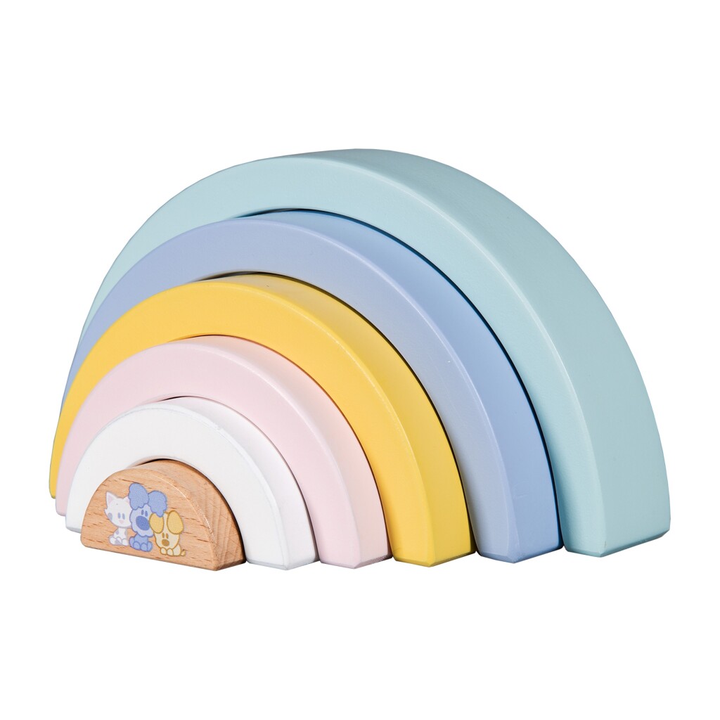 Woezel En Pip Baby Houten Regenboog - Afbeelding 3