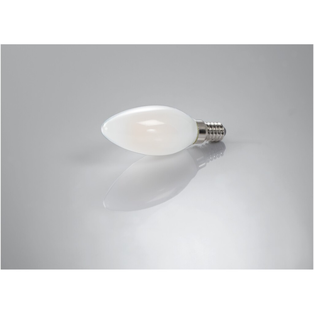 Xavax LED-Gloeidraad Kaarslamp Dimbaar E14 470lm Mat Warm Wit - Afbeelding 3