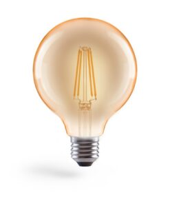 Xavax LED-Gloeidraad Vintage Bol Dimbaar E27 650lm 8W Warm Wit