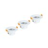 Xavax Led-inbouwspot Set Van 3 7W 450lm Lichtkleur: Warm Wit Fitting: Wit