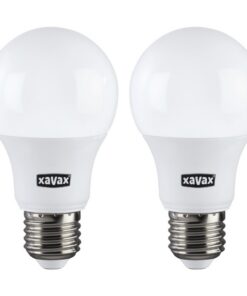 Xavax Ledlamp E27 806lm Vervangt 60W Gloeilamp Warm Wit 2 Stuks