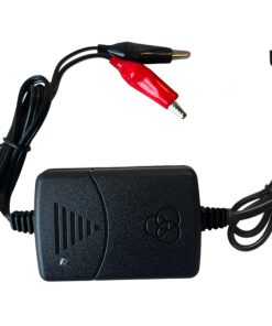 12 volt 1300mA oplader met accuklemmen